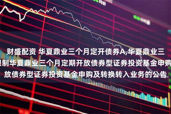 财盛配资 华夏鼎业三个月定开债券A,华夏鼎业三个月定开债券C: 关于限制华夏鼎业三个月定期开放债券型证券投资基金申购及转换转入业务的公告