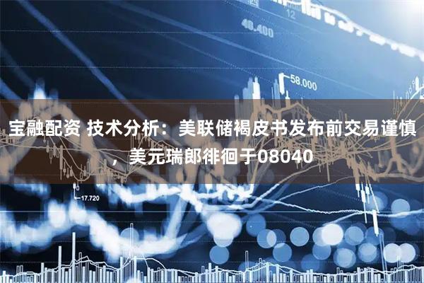 宝融配资 技术分析：美联储褐皮书发布前交易谨慎，美元瑞郎徘徊于08040